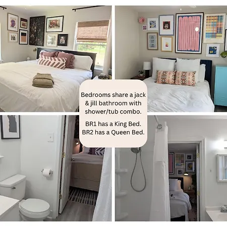Holiday home Small Space, Big Personality W/ King + Queen Bed