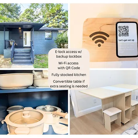 *now Available!* Renovated Plaza Shamrock Duplex Holiday home Charlotte