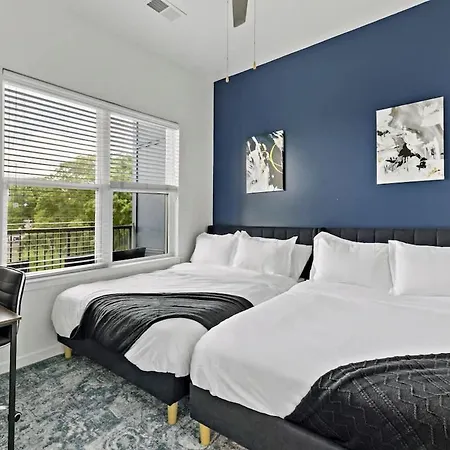 Stylish, 5 Min To Dt, Parking, Gym , Wd, Sleeps 6 Apartment Charlotte