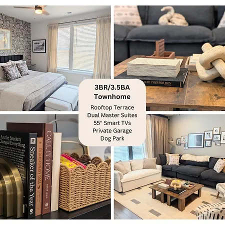 Qc Rooftop Retreat | Rooftop | Garage | Dog Park Holiday home