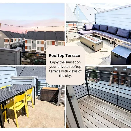 Qc Rooftop Retreat | Rooftop | Garage | Dog Park Holiday home