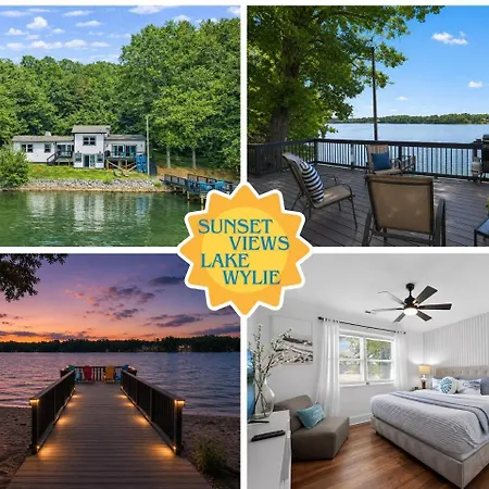 Holiday home Waterfront | Sunset + Dock Views | Wylie Charlotte
