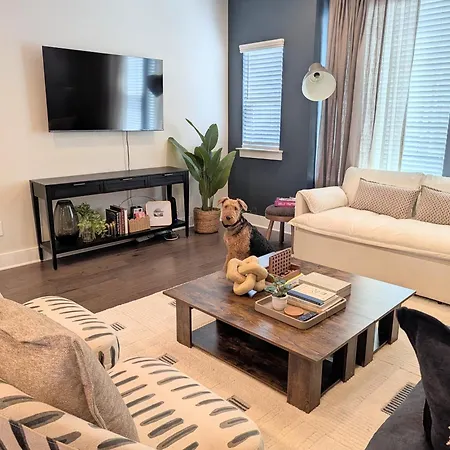 Holiday home Qc Rooftop Retreat | Rooftop | Garage | Dog Park