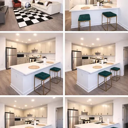 Apartment Luxurious 2br 2br Uptown Oasis, Boa, Nascar, Airport And View With Free Parking *