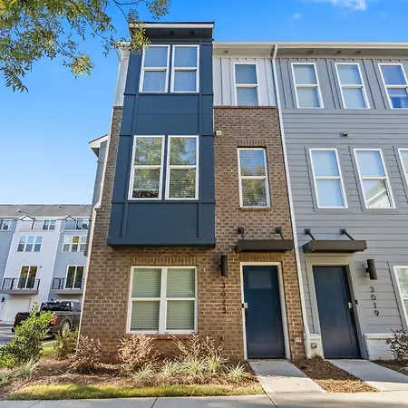 3br Townhouse King Bed Rooftop Uptown Clt