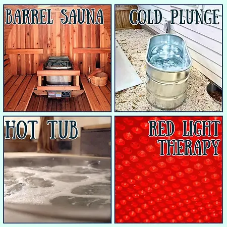 Venetian Pool Hot Tub Sauna And Cold Plunge Holiday home Charlotte