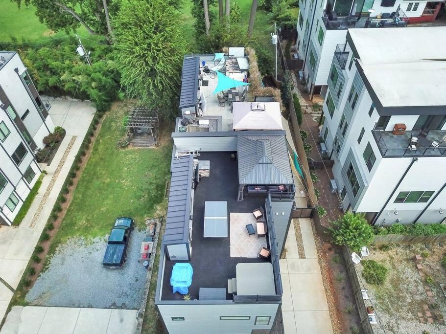 Views Rooftop Hot Tub & Short Walk To Stadium Villa Charlotte