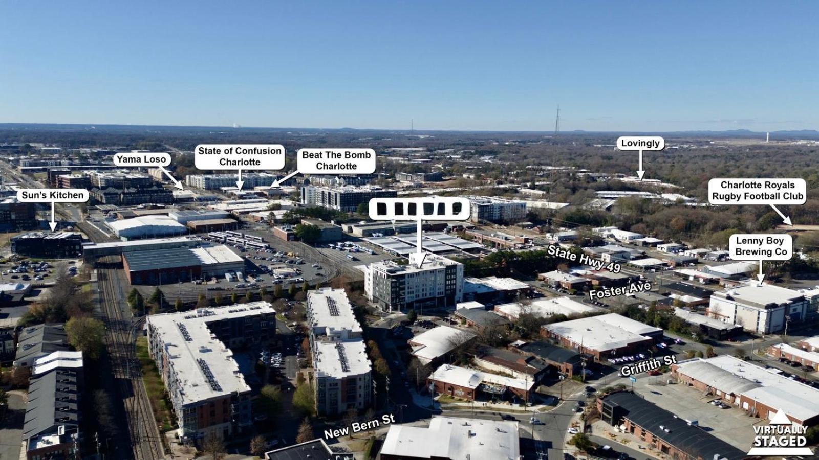 Apartment Luxury 2br South End Uptown Charlotte, Walkable, Gym, Washer & Dryer Charlotte