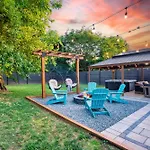 Uptown Oasis, Hot Tub, Swing Chairs, Fire Pit, Gazebo