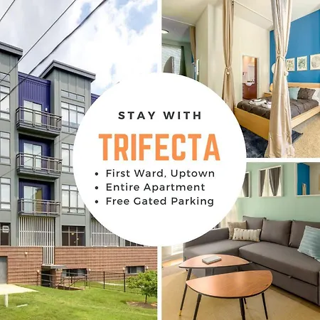Trifecta Spacious & Beautiful Wifi Superhost Apartment Charlotte