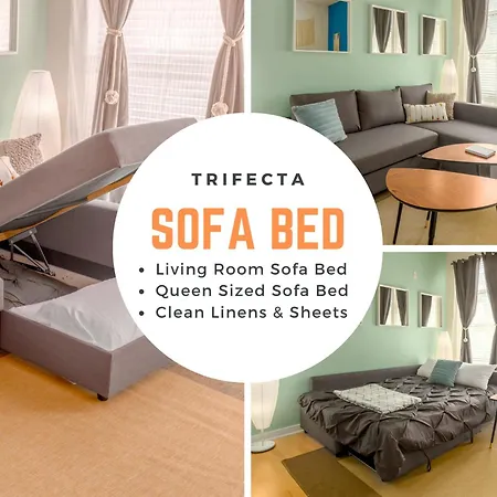 Trifecta Spacious & Beautiful Wifi Superhost Apartment *