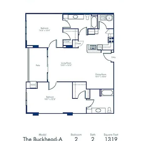 Spacious 2 Bedroom 2 Bathroom With Balcony In Uptown Charlotte! Views & Free Parking!