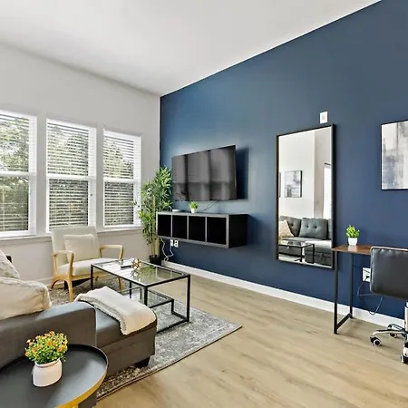 Apartment Chic - 5 Min Dt, Gym, Parking, W-d - Sleeps 6